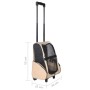 Foldable multi-purpose beige pet carrier by vidaXL, pet strollers - Ref: Foro24-170192, Price: 53,81 €, Discount: %