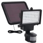 Foco LED solar LED para jardín con sensor negro de vidaXL, Iluminación de exterior - Ref: Foro24-315693, Precio: 48,99 €, Des...