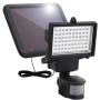 Foco LED solar LED para jardín con sensor negro de vidaXL, Iluminación de exterior - Ref: Foro24-315693, Precio: 48,99 €, Des...