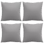 Decorative cushions 4 pcs gray fabric 60x60 cm by vidaXL, Cushions - Ref: Foro24-314354, Price: 56,43 €, Discount: %