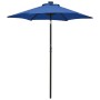 Umbrella with LED lights blue aluminum 200x211 cm by vidaXL, Umbrellas - Ref: Foro24-313564, Price: 70,99 €, Discount: %