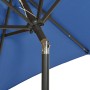 Umbrella with LED lights blue aluminum 200x211 cm by vidaXL, Umbrellas - Ref: Foro24-313564, Price: 70,99 €, Discount: %