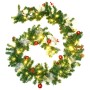 Christmas garland with LED lights PVC green 2.7 m by vidaXL, Christmas lights - Ref: Foro24-320971, Price: 19,37 €, Discount: %