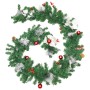 Christmas garland with LED lights PVC green 2.7 m by vidaXL, Christmas lights - Ref: Foro24-320971, Price: 19,37 €, Discount: %