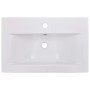 Lavabo encastrado de cerámica blanco 61x39,5x18,5 cm de vidaXL, Lavabos - Ref: Foro24-145061, Precio: 128,88 €, Descuento: %