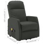 Anthracite gray synthetic leather lift chair by vidaXL, Electric massage chairs - Ref: Foro24-321376, Price: 378,08 €, Discou...