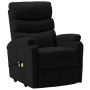 Black synthetic leather elevating massage chair by vidaXL, Electric massage chairs - Ref: Foro24-321283, Price: 400,76 €, Dis...