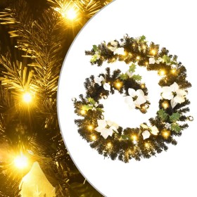 Guirnalda de Navidad con luces LED PVC negro 2,7 m de vidaXL, Luces de Navidad - Ref: Foro24-320973, Precio: 24,99 €, Descuen...