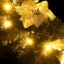 Weihnachtsgirlande mit LED-Lichtern aus schwarzem PVC, 2,7 m von vidaXL, Weihnachtsbeleuchtung - Ref: Foro24-320973, Preis: 2...