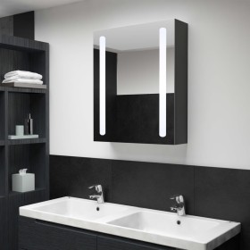 Mueble de baño con espejo LED 50x13x70 cm de vidaXL, Tocadores de baño - Ref: Foro24-325546, Precio: 124,99 €, Descuento: %