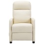 Cream White Faux Leather Massage Chair by vidaXL, Electric massage chairs - Ref: Foro24-321360, Price: 143,63 €, Discount: %