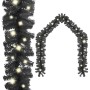 Christmas garland with black LED lights 20 m by vidaXL, Christmas lights - Ref: Foro24-329191, Price: 50,71 €, Discount: %