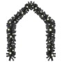 Christmas garland with black LED lights 20 m by vidaXL, Christmas lights - Ref: Foro24-329191, Price: 50,71 €, Discount: %