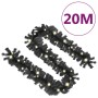 Christmas garland with black LED lights 20 m by vidaXL, Christmas lights - Ref: Foro24-329191, Price: 50,71 €, Discount: %