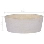 Lavabo crema mármol Ø40x15 cm de vidaXL, Lavabos - Ref: Foro24-149177, Precio: 147,85 €, Descuento: %