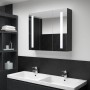 Mueble de baño con espejo LED 89x14x62 cm de vidaXL, Tocadores de baño - Ref: Foro24-325544, Precio: 147,95 €, Descuento: %