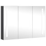 Mueble de baño con espejo LED 89x14x62 cm de vidaXL, Tocadores de baño - Ref: Foro24-325544, Precio: 147,95 €, Descuento: %