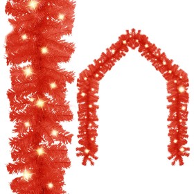 Christmas garland with red LED lights 10 m by vidaXL, Christmas lights - Ref: Foro24-329196, Price: 35,99 €, Discount: %