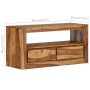 Mueble para TV de madera maciza de sheesham 80x30x40 cm de vidaXL, Muebles TV - Ref: Foro24-246218, Precio: 203,80 €, Descuen...