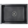 Fregadero de cocina hecho a mano acero inoxidable negro de vidaXL, Fregaderos - Ref: Foro24-145084, Precio: 153,77 €, Descuen...