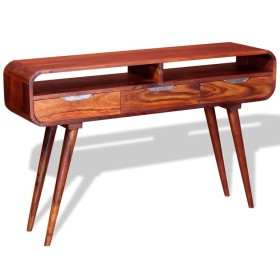 Mesa consola de madera maciza de sheesham 120x30x75 cm de vidaXL, Mesas auxiliares - Ref: Foro24-243951, Precio: 211,99 €, De...