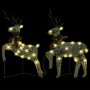 Christmas reindeer 2 units 40 LED gold by vidaXL, Christmas lights - Ref: Foro24-342683, Price: 37,38 €, Discount: %