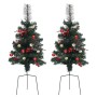 Árboles de Navidad artificiales de camino LED 2 uds PVC 76 cm de vidaXL, Arboles de navidad - Ref: Foro24-332835, Precio: 48,...