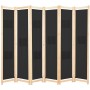 Divider screen with 6 black fabric panels 240x170x4 cm by vidaXL, Room dividers - Ref: Foro24-248186, Price: 83,44 €, Discoun...