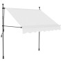 Toldo manual retráctil con LED crema 150 cm de vidaXL, Toldos - Ref: Foro24-145870, Precio: 80,34 €, Descuento: %