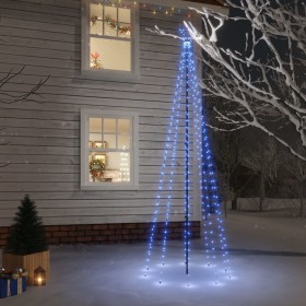 Árbol de Navidad con pincho 310 LED azul 300 cm de vidaXL, Arboles de navidad - Ref: Foro24-343557, Precio: 59,99 €, Descuent...