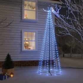 Konischer Weihnachtsbaum 310 blaue LED 100x300 cm von vidaXL, Weihnachtsbäume - Ref: Foro24-343492, Preis: 85,97 €, Rabatt: %