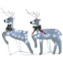 Christmas reindeer 2 units 40 LED white by vidaXL, Christmas lights - Ref: Foro24-342685, Price: 22,42 €, Discount: %