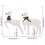 Christmas reindeer 2 units 40 LED white by vidaXL, Christmas lights - Ref: Foro24-342685, Price: 22,42 €, Discount: %