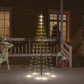 Weihnachtsbaum am Fahnenmast 108 warmweiße LEDs 180cm von vidaXL, Weihnachtsbeleuchtung - Ref: Foro24-343518, Preis: 22,99 €,...