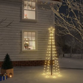 Weihnachtsbaum mit Spitze 108 warmweiße LEDs 180 cm von vidaXL, Weihnachtsbäume - Ref: Foro24-343550, Preis: 44,69 €, Rabatt: %