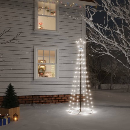 Konischer Weihnachtsbaum 108 kaltweiße LEDs 70x180 cm von vidaXL, Weihnachtsbäume - Ref: Foro24-343487, Preis: 48,71 €, Rabat...