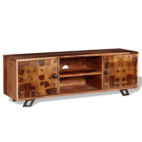 Solid sheesham wood TV stand 120x30x40 cm by vidaXL, TV Furniture - Ref: Foro24-243965, Price: 239,57 €, Discount: %