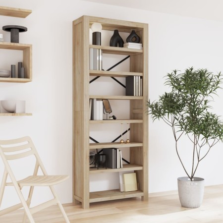 7-tier solid acacia wood shelf 80x30x200 cm by vidaXL, Bookcases and shelves - Ref: Foro24-345082, Price: 222,70 €, Discount: %