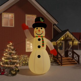 Christmas inflatable snowman with LEDs 455 cm by vidaXL, Christmas lights - Ref: Foro24-345279, Price: 78,99 €, Discount: %