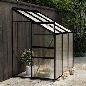 Anthracite gray aluminum greenhouse 3.97 m³ by vidaXL, Greenhouses - Ref: Foro24-312050, Price: 238,99 €, Discount: %