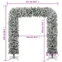 Arco de navidad con aspecto nevado 240 cm de vidaXL, Arboles de navidad - Ref: Foro24-345091, Precio: 300,99 €, Descuento: %