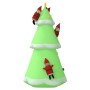 Árbol de Navidad hinchable con LED 500 cm de vidaXL, Luces de Navidad - Ref: Foro24-345295, Precio: 114,01 €, Descuento: %