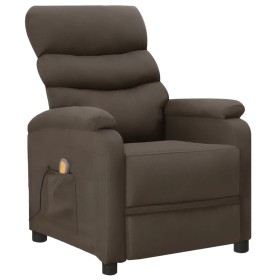 Massagesessel aus grauem Kunstleder von vidaXL, Elektrische Massagesessel - Ref: Foro24-289692, Preis: 157,99 €, Rabatt: %