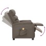 Sillón de masaje de cuero sintético gris de vidaXL, Sillones de masaje eléctricos - Ref: Foro24-289692, Precio: 157,99 €, Des...