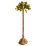 Palmera artificial con LED 120 cm de vidaXL, Arboles de navidad - Ref: Foro24-347632, Precio: 21,67 €, Descuento: %