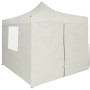 Faltpavillon mit 4 cremefarbenen Wänden 3x3 m von vidaXL, Zelte und Pavillons - Ref: Foro24-41464, Preis: 169,21 €, Rabatt: %