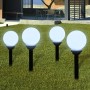 Lámparas de camino de jardín 4 uds LED 15 cm con pincho de vidaXL, Iluminación de exterior - Ref: Foro24-40863, Precio: 45,58...