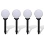 Garden path lights 4 pcs LED 15 cm with stake by vidaXL, Outdoor lighting - Ref: Foro24-40863, Price: 45,65 €, Discount: %