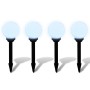 Garden path lights 4 pcs LED 15 cm with stake by vidaXL, Outdoor lighting - Ref: Foro24-40863, Price: 45,65 €, Discount: %