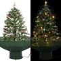 Weihnachtsbaum mit Schnee mit Sockel aus grünem Regenschirm 75 cm von vidaXL, Weihnachtsbäume - Ref: Foro24-284331, Preis: 10...